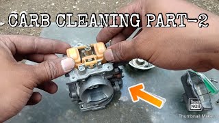 RAIDER 150 CARB CLEANING  part 2  INTERNAL CLEANING and assembling [upl. by Yrro953]