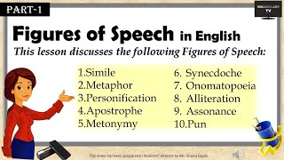 Top22 Figures of Speech in English Part1 [upl. by Annaej]