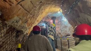 Chambers of the Black Hand opal mine tour [upl. by Ydorb931]