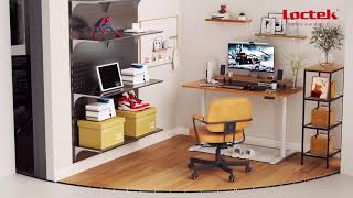 ET157N Single Motor Height Adjustable Standing Desk [upl. by Ainomar]