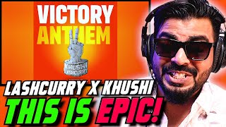 VICTORY ANTHEM by Khushi × Lashcurry Reaction  AFAIK [upl. by Karly]