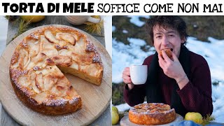 TORTA DI MELE dalle 3 consistenze SOFFICISSIMA dovete provarla  ricetta facile  Davide Zambelli [upl. by Htenek]