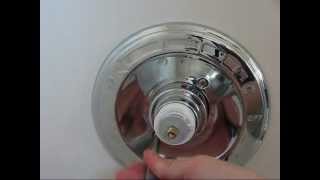 How to Fix a Leaking Delta 1400 Series Tub  Shower Faucet by Replacing the Cartridge [upl. by Jonie720]