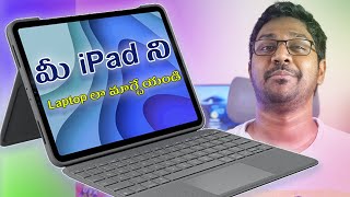 Logitech folio touch keyboard Unboxing amp Full Review in Telugu  By Vamsi [upl. by Sherrill854]