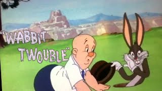 Wabbit Twouble 1941 Merrie Melodies Bugs Bunny and Elmer Fudd Cartoon Short Film  Review [upl. by Lerred86]