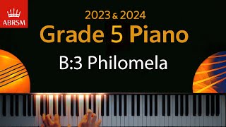 ABRSM 2023 amp 2024  Grade 5 Piano exam  B3 Philomela  Dorothy Pilling [upl. by Vezza798]