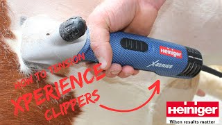 How to tension Heiniger Xperience Clippers [upl. by Ahsak]