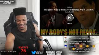 Etika Reacts to Reggie Memes Reggies Retirement [upl. by Jaret529]