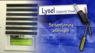 LYSEL quotGrandequot Doppelrollo mit Pendelsicherung anbringen [upl. by Barncard937]