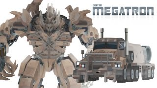 MEGATRON DOTM  Short Flash Transformers Series [upl. by Kerby]