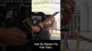 Guitar Lessons  125 BPM Phyrgian Scale Legato Exercise Free Tabs shorts shredguitar legato [upl. by Akceber]