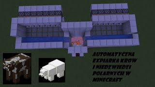 Automatyczna expiarka krów niedźwiedzi polarnych ww minecraft [upl. by Tresa445]