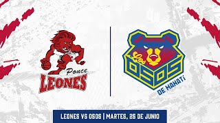 BSN Osos de Manati VS Leones de Ponce [upl. by Amara]