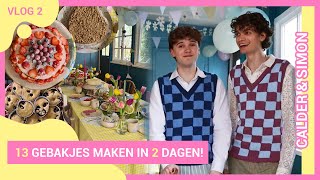 13 High Tea gebakjes bakken in 2 dagen als dat maar goed komt [upl. by Louella272]