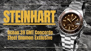 Steinhart Ocean 39 GMT Concorde Steel Gnomon Exclusive Perfect for Every Occasion [upl. by Jdavie]