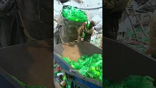 Crushing Plastic Bottles for Recycling A MustSee Process [upl. by Siuluj]