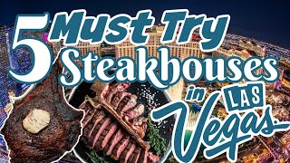 5 Must Try Steakhouses in Las Vegas [upl. by Anahtor]