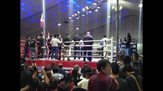 opening fight remark gaballo vs Thailand sports boxing [upl. by Rayshell716]