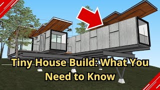 How to Build a Tiny House on Contoured Land – Tiny Home Tips [upl. by Annaiv]