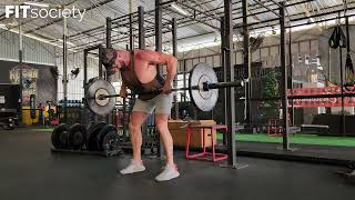 Barbell Pendlay Rows  Back Fitness Exercise [upl. by Schlosser]