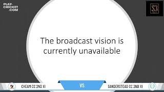 Cheam CC 2nd XI v Sanderstead CC 2nd XI [upl. by Netsuj]