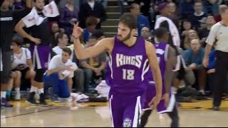 Casspi amp Curry Duel in Oakland [upl. by Madaih]