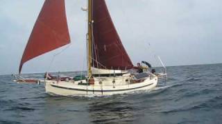 Bristol Channel Cutter Elizabeth Sailing South 120509 [upl. by Reggi]