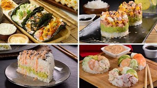 4 recetas originales de sushi [upl. by Stuppy]