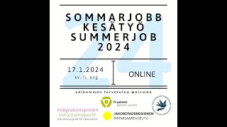 Sommarjobb 2024 [upl. by Messing433]