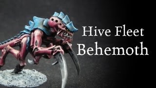 How to paint Hive Fleet Behemoth Tyranids [upl. by Akineg]