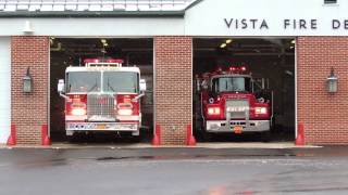 Vista FD Car 2561  Engine 141 Responding [upl. by Hanako]