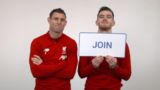 Milner and Robbo explain Liverpool FCs YouTube Memberships [upl. by Droffats]