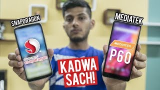 Mediatek vs Snapdragon Mediatek Helio P60 Ka Sach [upl. by Neeli]