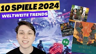 Top 10 Brettspiele weltweit im Trend  die besten Brettspiele 2024 [upl. by Otrebireh]