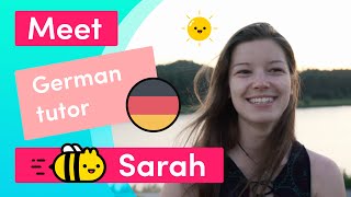 Introducing Sarah  German tutor on Chatterbug [upl. by Delphina]