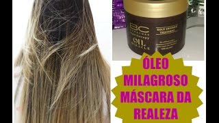 RESENHA AMPOLA QUENTE E MÁSCARA OIL MIRACLE BONACURE [upl. by Adamsen64]