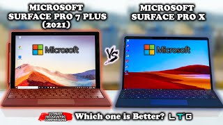 MICROSOFT SURFACE PRO 7 PLUS 2021 VS MICROSOFT SURFACE PRO X  PROS AND CONS  FINAL VERDICT [upl. by Ikciv]