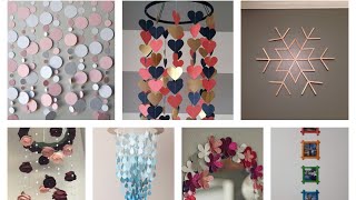 Most demanding DIY handmade wall decoration ideas for home [upl. by Nylyoj]