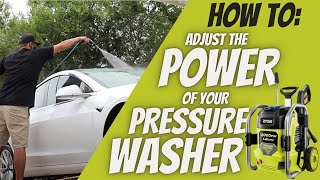 HOW TO Adjust the PSI and GPM of your Pressure Washer [upl. by Steen]