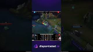 LCS 100T vs C9 G2 River Sacrifices Himself to Save Quid Giving Up First Blood [upl. by Allenad]