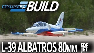 Freewing L39 Albatros 80mm EDF Jet  Motion RC  Build Video [upl. by Hgielek]