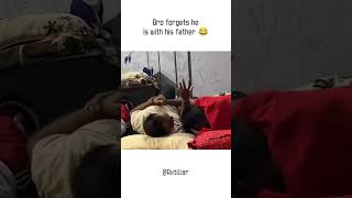 Bro isnt afraid of his dad 😂 [upl. by Tremayne]