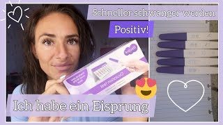 Schneller Schwanger werden  Ich teste Positiv 💙 Ovulationstest  Marytuga [upl. by Dub636]