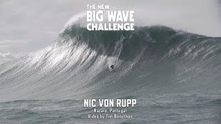 Nic Von Rupp at Nazaré  Biggest Wave Winner  Big Wave Challenge 2023 [upl. by Utta]