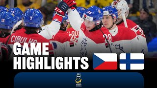 Highlights Czechia vs Finland  Bronze Medal Game  2024 WorldJuniors [upl. by Roche]