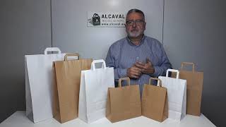 Bolsas de papel con asa plana  ALCAVAL [upl. by Barry]