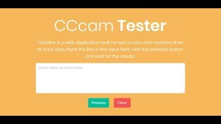 CCcam CLine Tester  CCcam Status Checker [upl. by Oiciruam395]