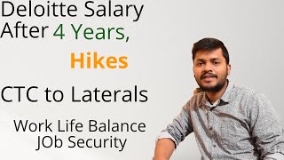 Deloitte Salary after 4 years  Pay to laterals  Deloitte Hikes DeloitteUSI DeloitteIndia [upl. by Hairam728]