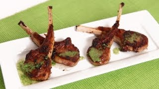 Grilled Lamb Chops Recipe  Laura Vitale  Laura in the Kitchen Episode 590 [upl. by Dnumsed]