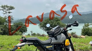 Rainy ride to Lavasa City Pune Ride 2024 Vlog Himalayan Scram 411 scram411 himalayanscram411 [upl. by Dammahom478]